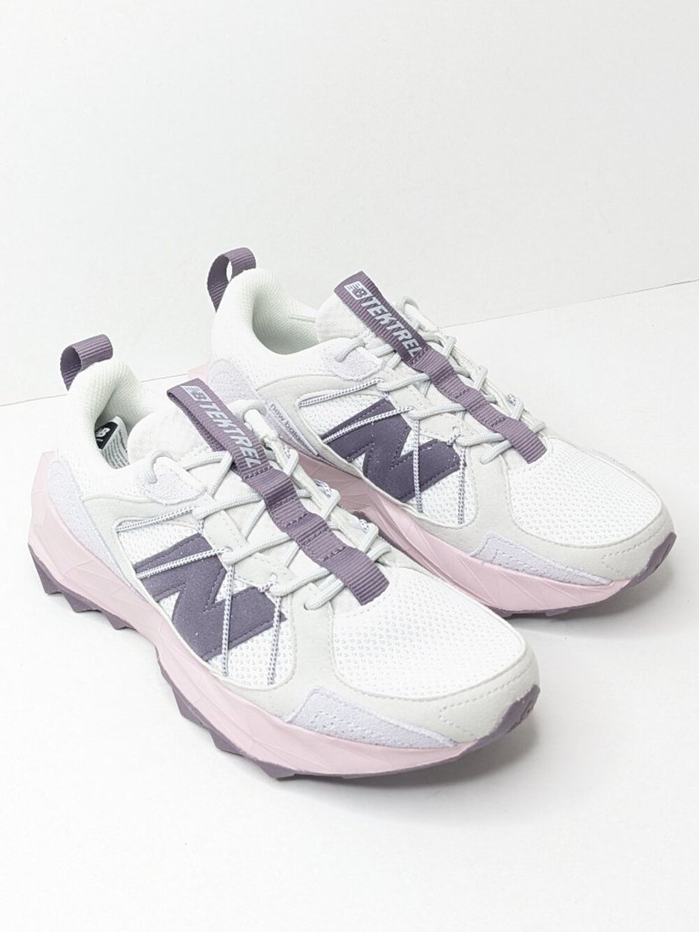 New Balance Tektrel Trail Running Shoes Grey Purple Womens 7.5